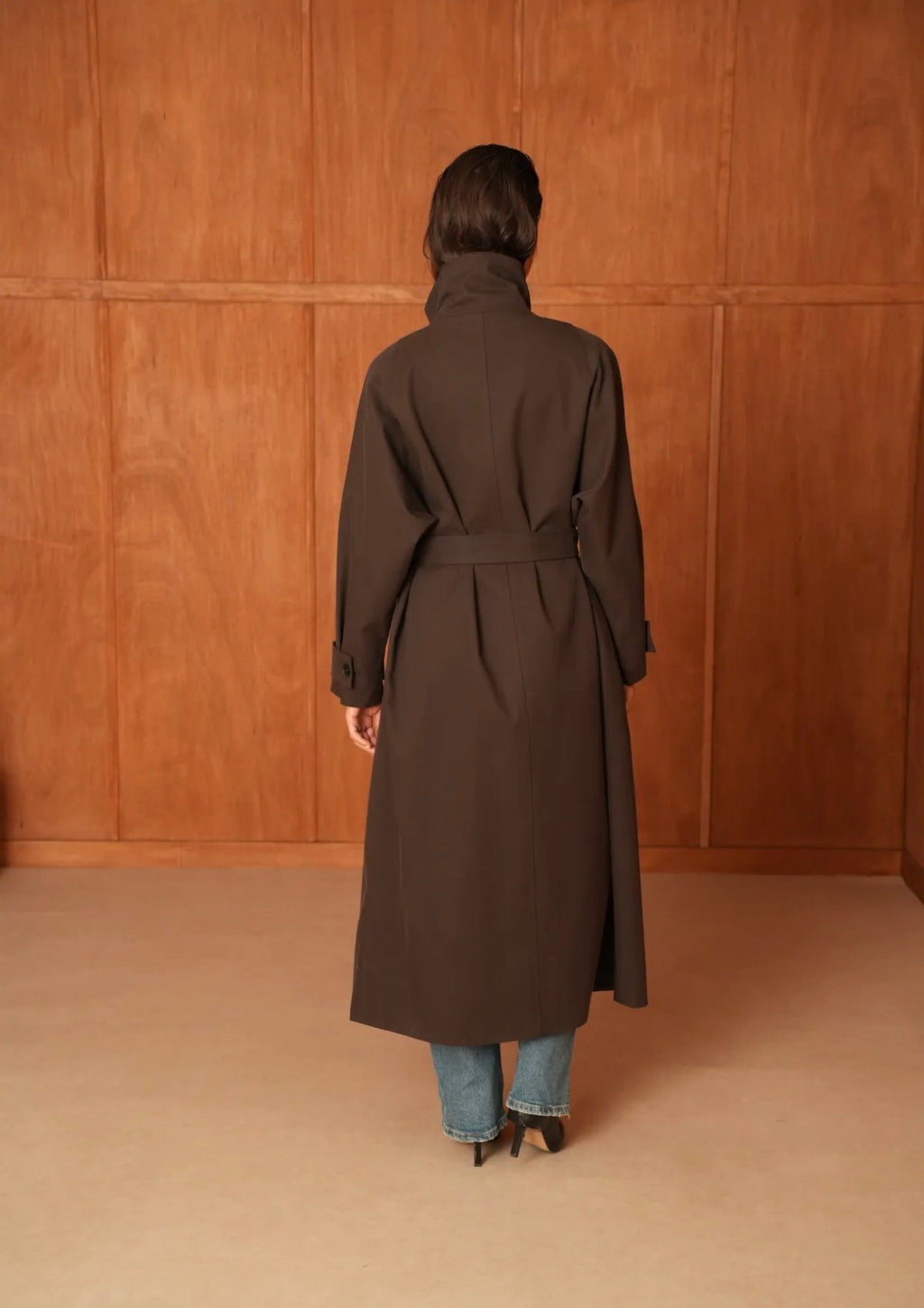 Trenchcoat Midi Coffee