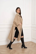 TRENCH CAPE DARK BEIGE