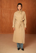 Trenchcoat Midi Camel