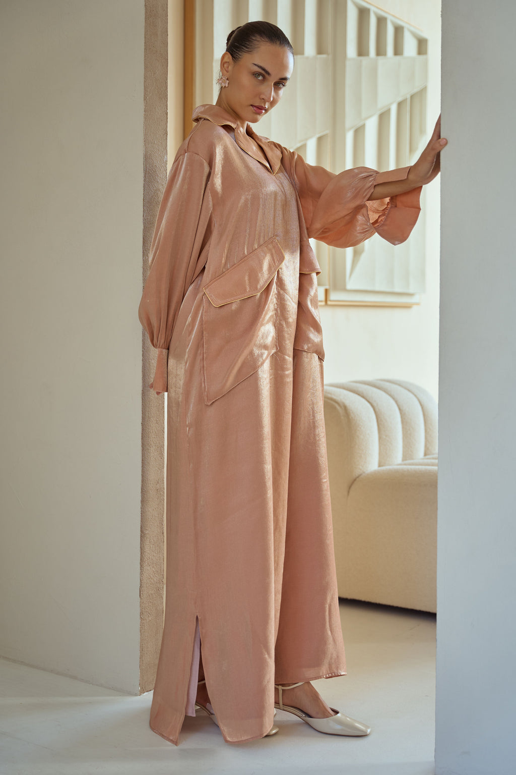 Abaya Chique Rose