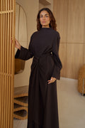 Wrap Dress- Full Black