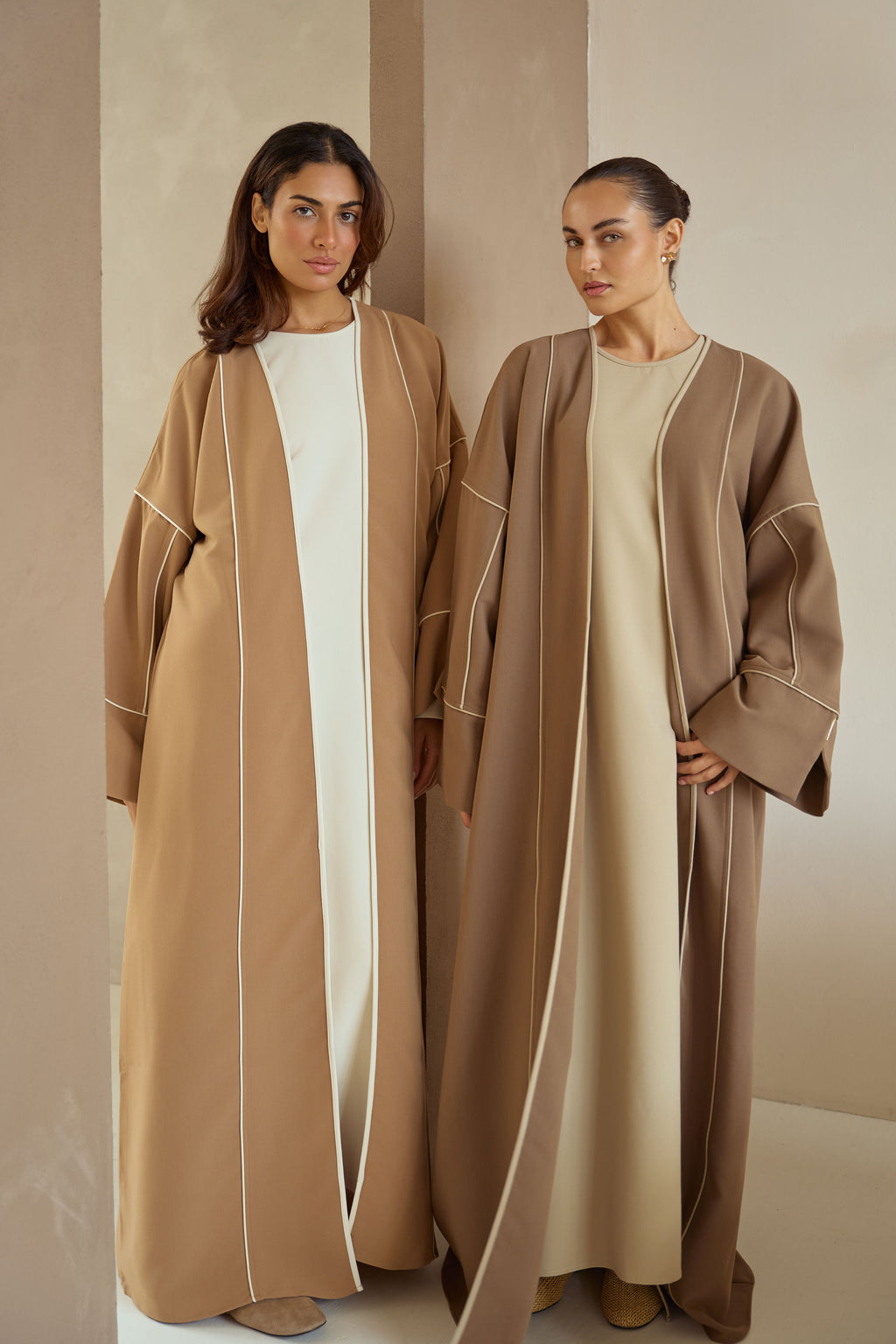 Striped abaya 2-piece