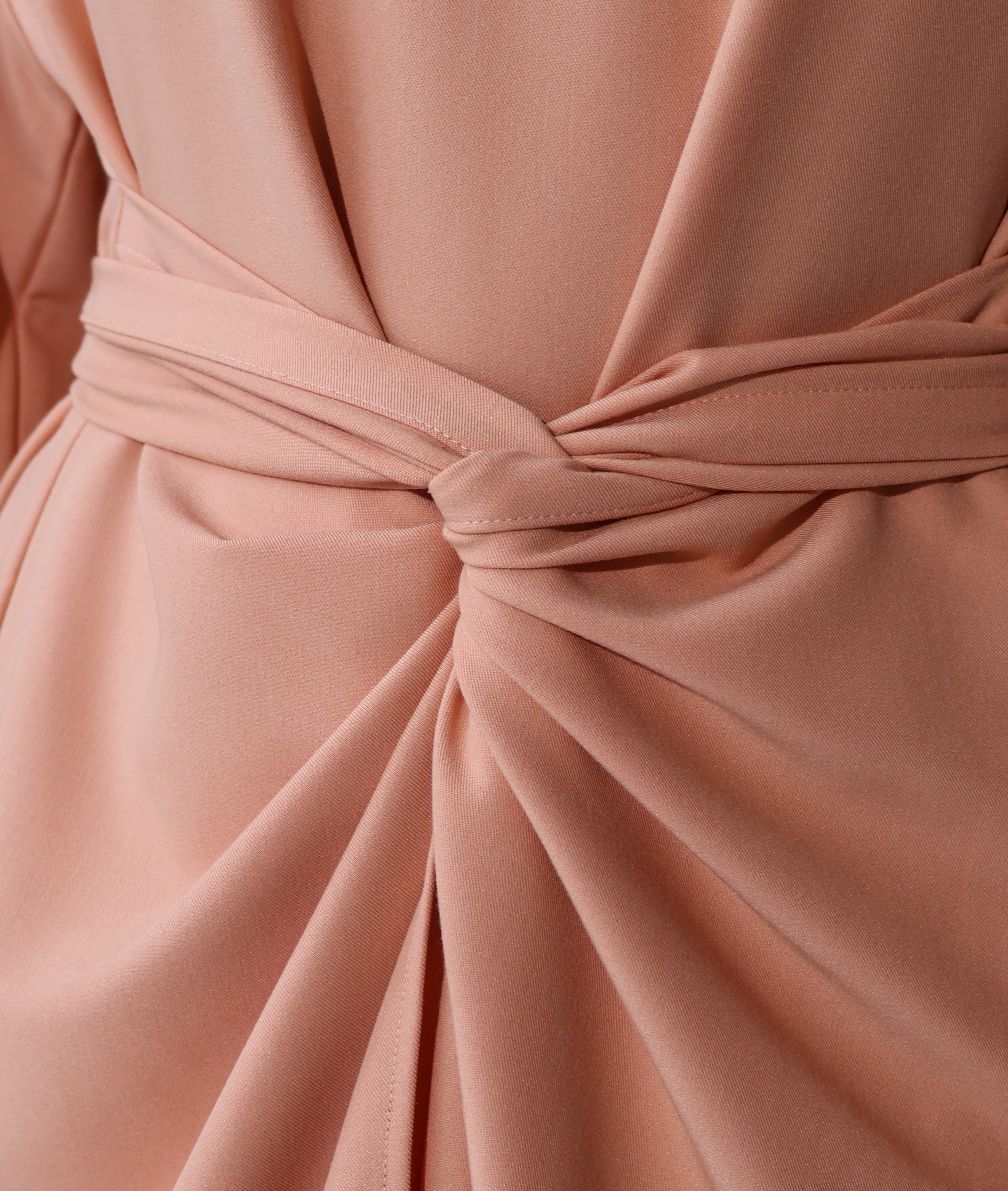 Wrap Dress-Peach