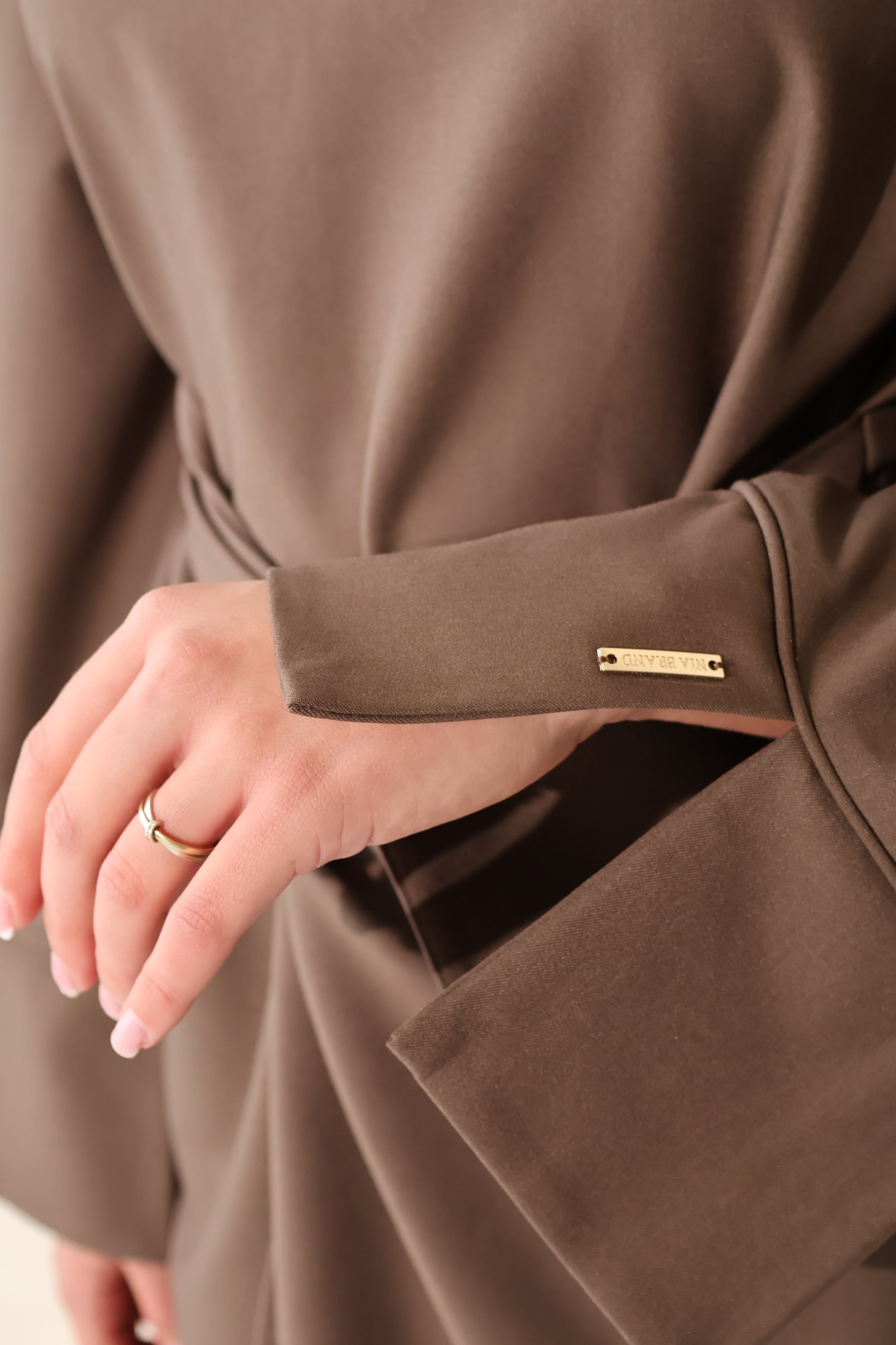 Wrap Dress- Brown