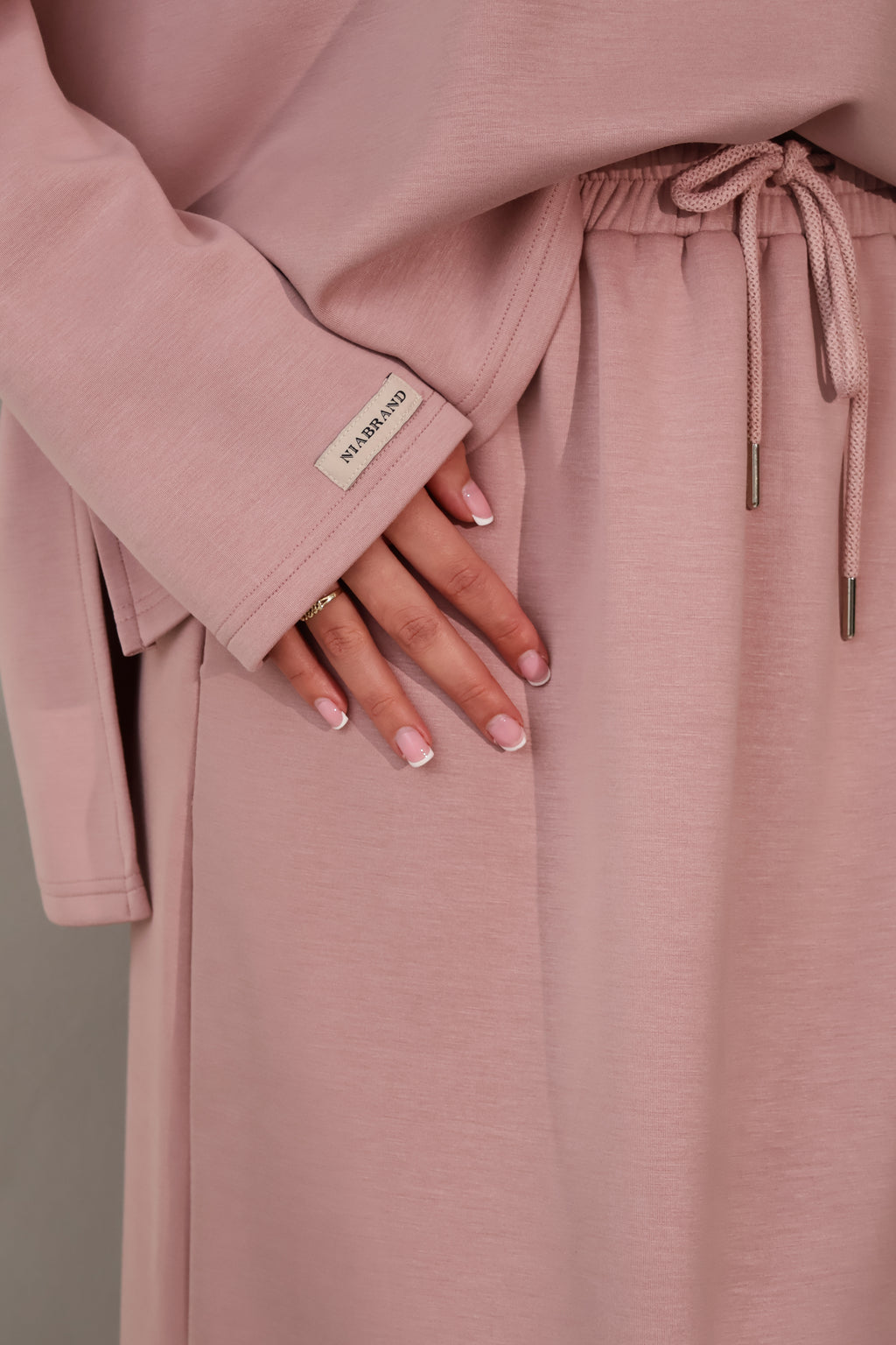 Co-ord Rok en Sweater- Zachtroze