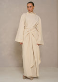 Wrap Dress- Offwhite
