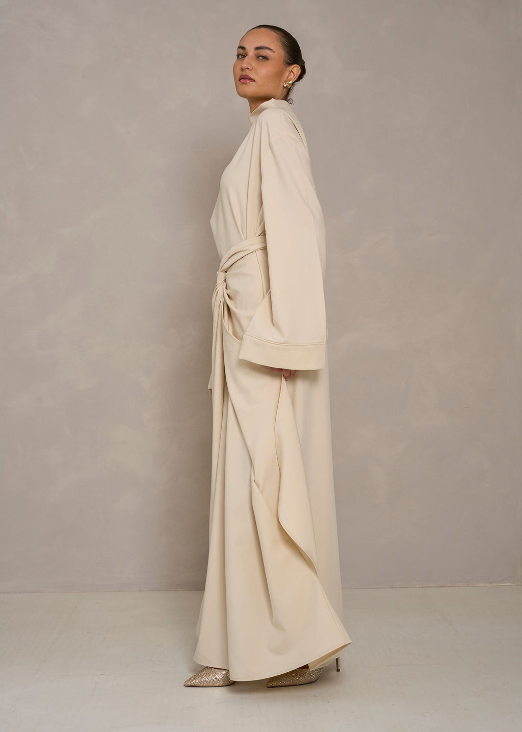 Wrap Dress- Offwhite