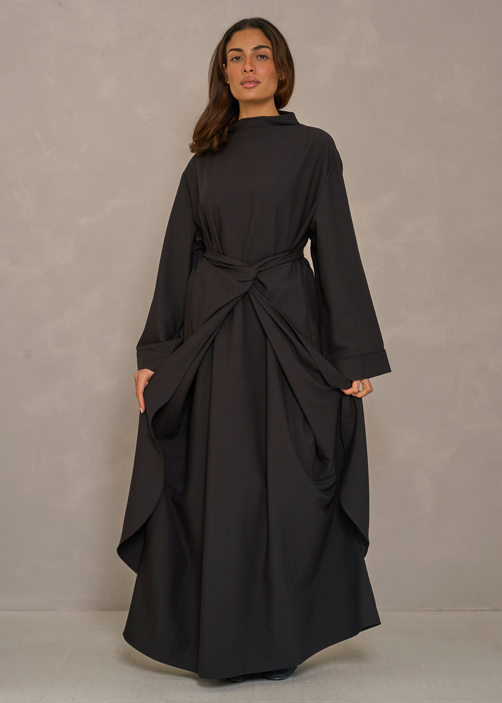 Wrap Dress- Full Black